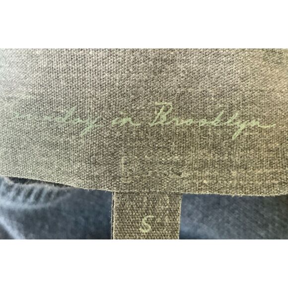 Anthropologie Sunday In Brooklyn Dark Gray 3/4 Sleeve Crew Neck Sweater Small - Picture 13 of 13